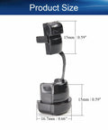 Strain Relief Bushing Grommet for Round Cables, Black Nylon 18x15mm, Fits 7.6mm Wire Diameter, Cable Protection Sleeve, Model 6N-4
