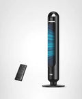 Dreo Tower Fan for Bedroom, 90° Oscillating Standing Fans for Room with 4 Speeds and remote control, black