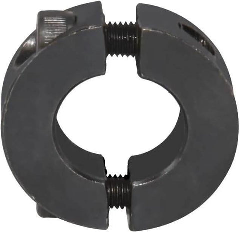 Shaft Collar Bore 2'' Double Split Black Oxide Set Screw Durable Shaft Collars Suitable for Machinery and Industrial Use 2 Piece