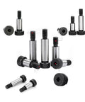 10-pack SCXCLY alloy steel shoulder bolts with hex socket, Ф5/16 × 1-1/2 in, black oxide finish.