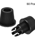 60 Pack No Fuss Black Plastic Cable Glands With One Eighth IP Thread For Wiring And Hanging Lights Pendant And Ceiling Lights