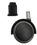 Four 38mm Square Caster Socket Sleeves for 25x25mm Square Tubing Durable Plastic Caster Socket Inserts with Inside Stem