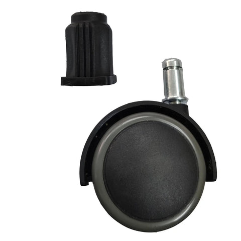 Four 38mm Square Caster Socket Sleeves for 25x25mm Square Tubing Durable Plastic Caster Socket Inserts with Inside Stem