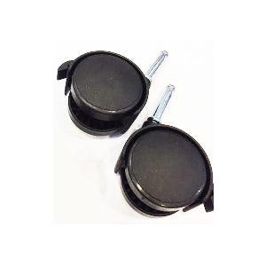 Black Plastic Chair 2" Caster - Stem - Buy Bearings online - Fast US Shipping