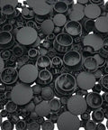 Plastic Hole Plugs Set 360 Pieces In 9 Sizes Flush Type Snap In Locking End Caps For Holes On Furniture Posts Fencing Pipes Tubes