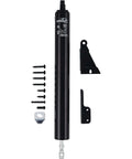 Standard Duty Pneumatic Screen and Storm Door Closer, Black with screws and brackets