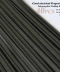 Black Polypropylene Plastic Welding Rods, 9.8 Inch Long, Ideal For Car Bumper Repairs, Kayaks, Plastic Furniture, Toys And Water Tanks
