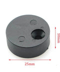 6 Piece Disc Block Sliding Barn Door Hardware Anti Jump Parts Adjustable Stopper Pad For Barn Door Track Black Durable POM Material