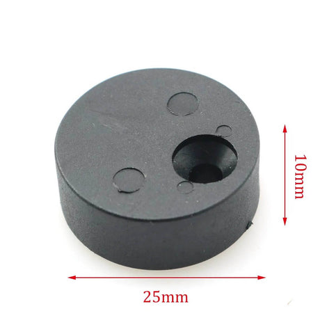 6 Piece Disc Block Sliding Barn Door Hardware Anti Jump Parts Adjustable Stopper Pad For Barn Door Track Black Durable POM Material