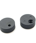 6 Piece Disc Block Sliding Barn Door Hardware Anti Jump Parts Adjustable Stopper Pad For Barn Door Track Black Durable POM Material