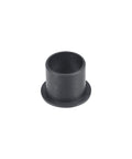 Flanged Sleeve Bearing 20mm Bore 23mm OD 21mm Length POM Self Lubricating Oilless Wrapped Black Bushings side view