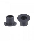 Flanged Sleeve Bearings 5mm Bore 7mm OD 7mm Length POM Self Lubricating Wrapped Oilless Bushings Black 4 Pieces For Low Friction Applications
