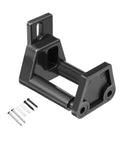 Barn Sliding Door Floor Guide POM Plastic Adjustable Wall Mount Black For Wooden Doors With Bottom Groove Prevents Door Swing And Keeps Door Aligned Low Profile Durable Wall Mounted Hardware