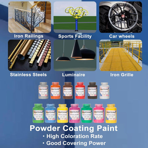 Powder Coating Paint For Metal Surfaces Black 4 Ounces Premium Quality Powder Coat For Cars Boats Bridges Factories and more