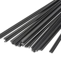 20 Pcs 8 Inch Black PP Plastic Welding Rods Kit For Polypropylene Welding Strips Pro Grade For Car Bumpers Kayak Repair And General Plastic Repairs Meccanixity