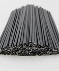 Black PP Plastic Welding Rods For Car Bumper Repair, 9.8 inch long, flat 5mm by 2.5mm cross section, non toxic, corrosion resistant