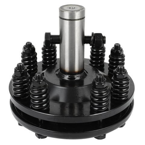 Black PTO Slip Clutch, ACZCR 1-3/8" Smooth Round Ends Slip Clutch, Adjustable Rotary Cutter Brush Hog Slip Friction Clutch.