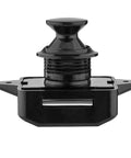 5 Piece Push Button Latch Cabinet Door Catch Keyless Cupboard Locks For RV Motorhome Camper Caravan Black Durable Zinc Alloy And ABS Construction