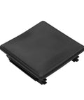 Soft PVC end caps for 1 5/8 inch strut channel protect channel ends from dust and corrosion, provide quick tool-free installation