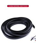 25 Ft White 3/4 Inch Plastic Center Barb T Molding Edge Banding, Flexible PVC Rubber Trim roll with cutting tool