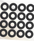 Sixteen Black PVC Washers For Foosball Tables Rod Washers For Standard Foosball Machines To Protect Against Wear And Tear