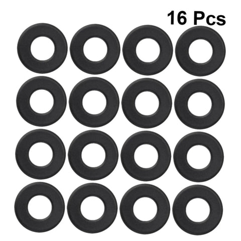 Sixteen Black PVC Washers For Foosball Tables Rod Washers For Standard Foosball Machines To Protect Against Wear And Tear