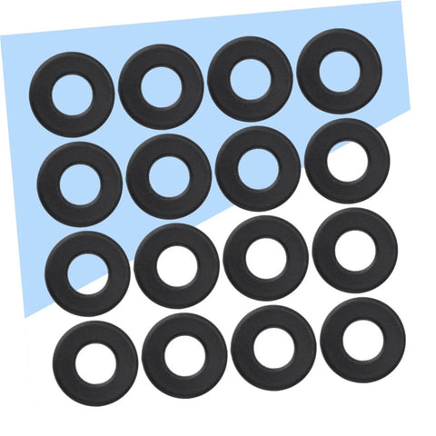 Sixteen Black PVC Washers For Foosball Tables Rod Washers For Standard Foosball Machines To Protect Against Wear And Tear