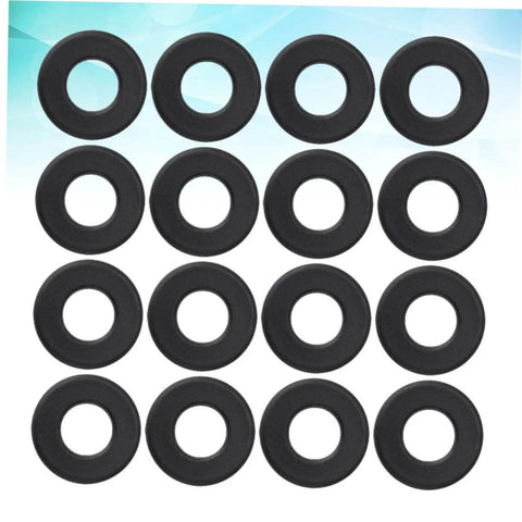 Sixteen Black PVC Washers for Foosball Tables Rod Washers For Standard Foosball Machines To Protect Against Wear And Tear