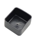 Protect and finish 1-5/8 in strut channel ends with durable black PVC square end caps; quick snap-on installation shields channels.