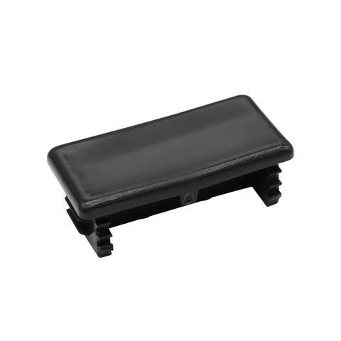 Plastic Strut Channel End Caps For Unistrut 1.625 By 0.875 Inches Black PVC Protective Cover Rectangle Plug End Cap Durable