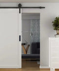 Sliding door with Recessed Finger Flush Pulls 6 Inch Aluminum Rust Proof Door Pull, showcasing easy installation in a modern interior.