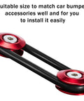 16 Piece Black Bumper Fender Fasteners O Rings Set For Car Replacement Rubber Washers Quick Release Clips Durable Bumper Hardware