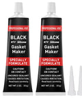 High Temp Automotive Silicone Gasket Sealant For Engines Gearboxes Pumps And Superchargers Oil Resistant Anti Freeze Black 170g tubes