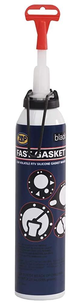 RTV Silicone Gasket Maker Black Fast Sealant With Low Volatile Formula 7.25 Oz No Cartridge Or Squeeze Tube Needed Case Of 12