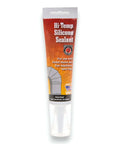 Beefed-Up Black Silicone Sealant For Pellet Stove Flues And Gas Vents, 2.8 Oz Tube, All Weather RTV Sealant, front view