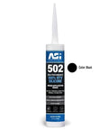 Non Slump 100 Percent RTV Silicone Sealant Clear 2.8 Oz Squeeze Tube For Vertical And Overhead Surfaces, shown in black color