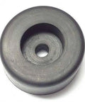 Rubber Black Bumper Three Quarter Inch High And Three Quarter Inch Wide With One And One Half Inch Base Diameter Screw In Mounting
