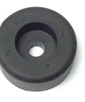 Rubber Bumper Black Five Eighth Inch High One And One Half Inch Wide Base Diameter One And One Half Inch Mounting Style Screw In