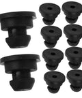 20 Pack Rubber Feet Replacement For Rice Cookers And Pressure Cookers Non Slip Bumpers in black durable rubber, 20-piece set.