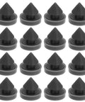 100 Pcs Rubber Door Silencers For Metal Frame Doors Anti Slam Hinge Outlet Cushions Quiet Noise Reduction Durable Black Rubber Seals Anti Collision