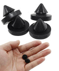 60 Pack Rubber Door Silencers For Half Inch Diameter Metal Doors Heavy Duty Anti Collision Door Stops In Hand