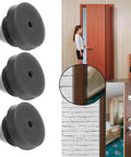 100 Pcs Rubber Door Silencers For Metal Frame Doors Anti Slam Hinge Outlet Cushions Quiet Noise Reduction Durable Black Rubber Seals