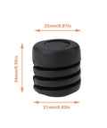 4Pcs Hood Rubber Bumper Stopper Set Fits Nissan Pulsar NX 1983-1990 And 200SX 1984-1988, 21x22x24mm Cushions Absorb Impact