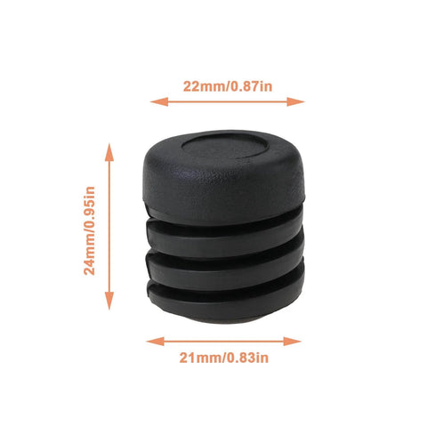 4Pcs Hood Rubber Bumper Stopper Set Fits Nissan Pulsar NX 1983-1990 And 200SX 1984-1988, 21x22x24mm Cushions Absorb Impact