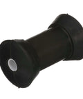 Black Rubber Keel Roller For Boats From Attwood, 3 Inch Outer Diameter, 5.25 Inch Length, 0.625 Inch Shaft, Lightweight Molded Rubber With Nylon Inserts For Trailering Protection.