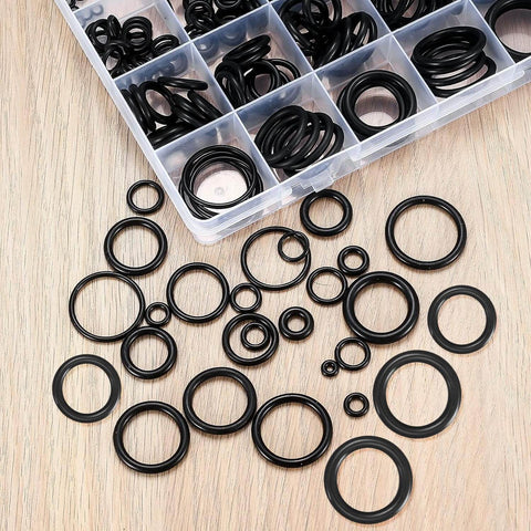 360 Pcs O Ring And Washer All In One Set With 24 Sizes In Black Rubber Seals for pressure washers, faucets, hoses, and plumbing applications