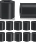 12 Pcs Black Rubber Spacers 1 Inch Outer Diameter 3 Eighth Inch Inner Diameter 1 Inch Thick Rubber Bushings for Anti Vibration