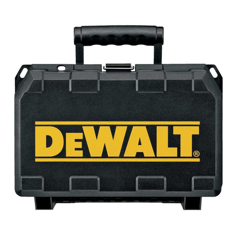 Black protective carrying case for 20x Builder's Transit Level Kit with Tripod and Rod, featuring rugged design for construction sites.