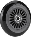 Close-up of Easy Roller Replacement Wheels w/Bearings ABEC-9 in black, showing polyurethane material for Ez Rollers Classic Drifter Junior.