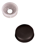 Rugged Black Screw Covers For RV Interiors By RV Designer 14 Pack Snap Over Caps For Screws Up To No 12 And Bolts Up To One Quarter Inch
